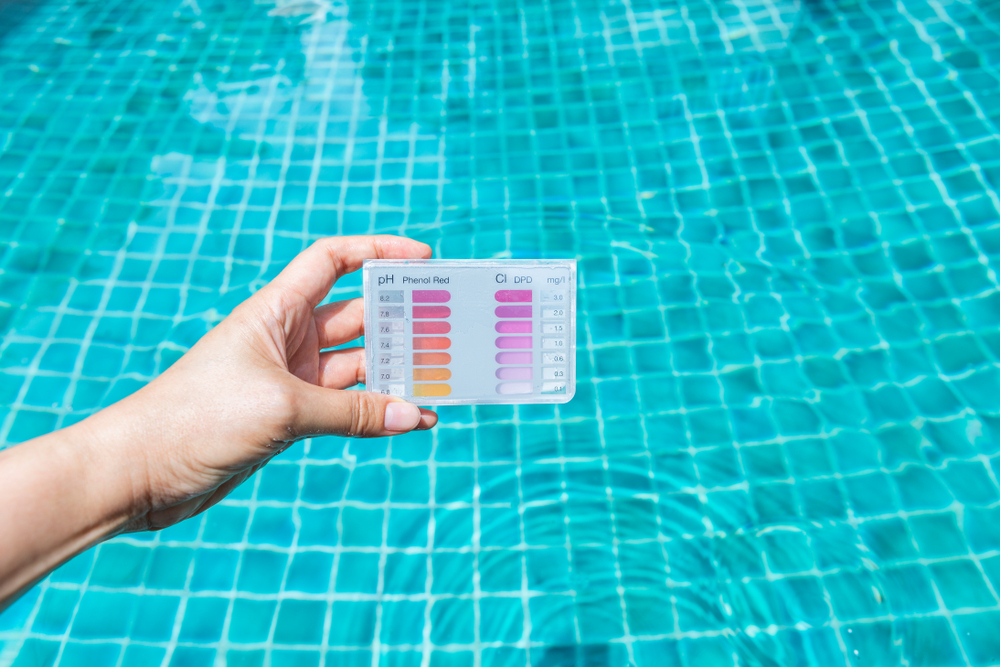 piscine test chimique pH